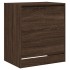 Zapatero de madera de ingeniería marrón roble 60x42x69