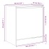 Zapatero de madera de ingeniería marrón roble 60x42x69