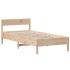 Estructura de cama sin colchón madera maciza de pino 90x200