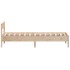 Estructura de cama sin colchón madera maciza de pino 90x200