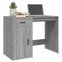 Escritorio de madera contrachapada gris Sonoma 100x49x75