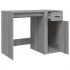 Escritorio de madera contrachapada gris Sonoma 100x49x75