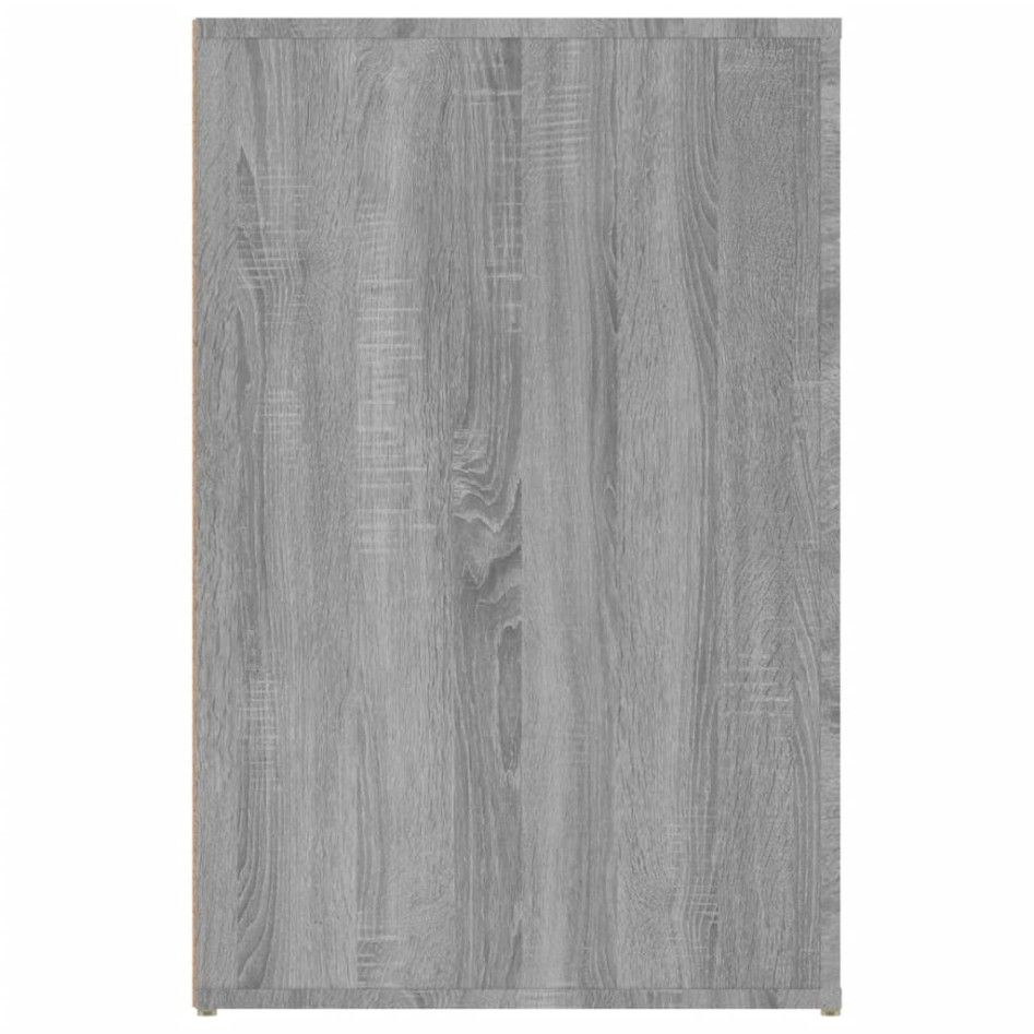Escritorio de madera contrachapada gris Sonoma 100x49x75
