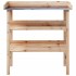 Mesa para plantas con estantes madera maciza abeto