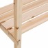 Mesa para plantas con estantes madera maciza abeto