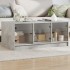 Mesa de centro con puertas de vidrio grs hormigón 102x50x42