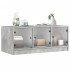 Mesa de centro con puertas de vidrio grs hormigón 102x50x42