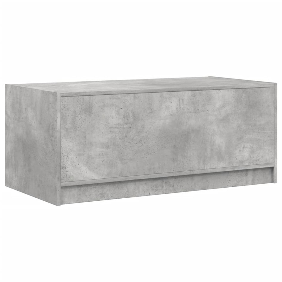 Mesa de centro con puertas de vidrio grs hormigón 102x50x42