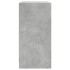 Armario auxiliar puertas de vidrio gris hormigón 68x37x75,5