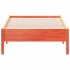 Estructura de cama sin colchón madera maciza marrón 90x190