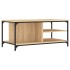 Mesa de centro madera contrachapada roble Sonoma 100x50x45