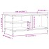 Mesa de centro madera contrachapada roble Sonoma 100x50x45
