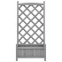 Jardinera con enrejado madera maciza de abeto