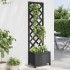 Jardinera con enrejado madera maciza de abeto