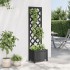 Jardinera con enrejado madera maciza de abeto
