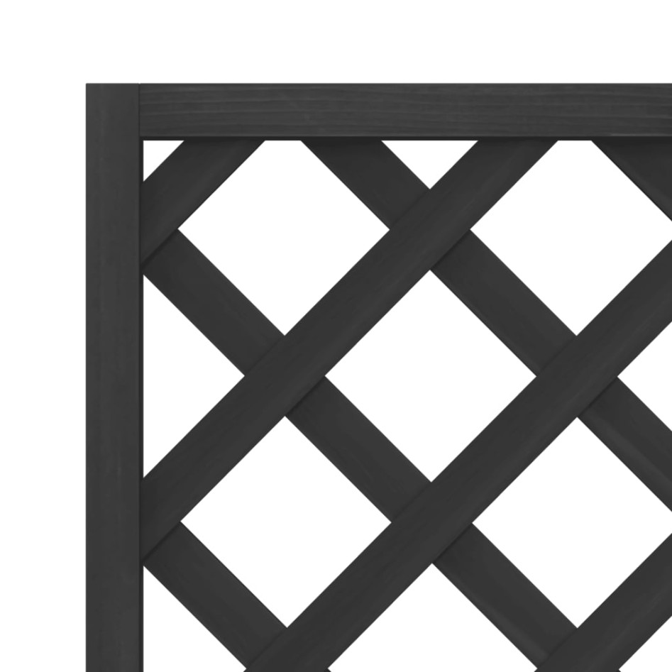 Jardinera con enrejado madera maciza de abeto