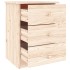 Mesita de noche ALTA madera maciza de pino 41x35x55,5