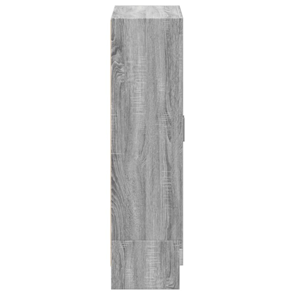 Armario de madera de ingeniería gris sonoma 82,5x30,5x115
