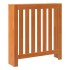 Cubierta radiador madera maciza pino marrón cera 79,5x19x84