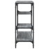 Mesa consola madera de ingeniería gris Sonoma 100x30x75