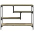 Mesa consola madera de ingeniería roble Sonoma 100x30x75