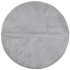 Alfombra de pelo corto look escandinavo IZA gris Ø 120