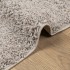 Alfombra peluda de pelo largo moderna PAMPLONA beige 140x200