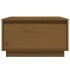 Mesa de centro madera maciza de pino marrón miel 55x56x32