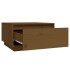 Mesa de centro madera maciza de pino marrón miel 55x56x32