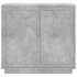 Aparador de madera contrachapada gris hormigón 80x34x75
