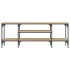 Mueble TV madera de ingeniería y hierro Sonoma 121x35x45