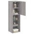 Mueble para TV con luces LED gris Sonoma 30,5x30x102