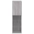 Mueble para TV con luces LED gris Sonoma 30,5x30x102