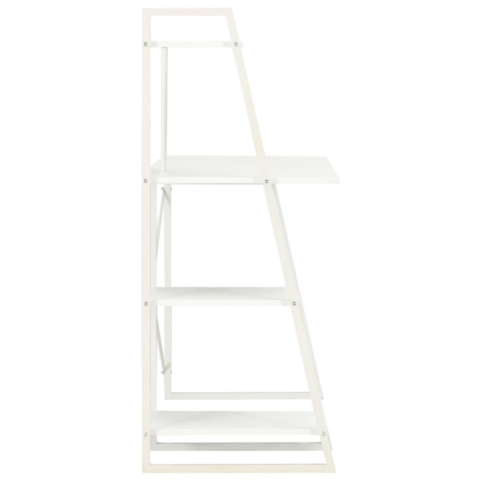 Escritorio con estantería blanco 102x50x117