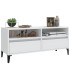 Mueble para TV madera contrachapada blanco 100x34,5x44,5