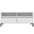 Mueble para TV madera contrachapada blanco 100x34,5x44,5