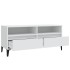 Mueble para TV madera contrachapada blanco 100x34,5x44,5