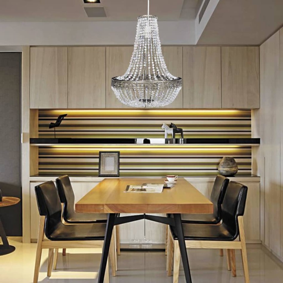 Lámpara de araña colgante 36,5 x 46