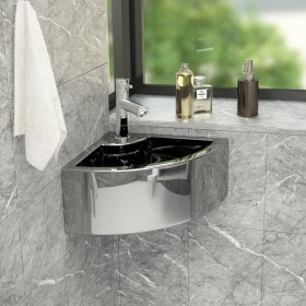 Lavabo con rebosadero 45x32x12,5 cm cerámica