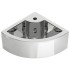 Lavabo con rebosadero 45x32x12,5 cm cerámica
