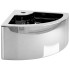 Lavabo con rebosadero 45x32x12,5 cm cerámica