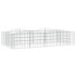Arriate de gaviones forma arco hierro galvanizado 200x100x50