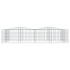 Arriate de gaviones forma arco hierro galvanizado 200x100x50
