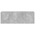 Muebles TV de pared luces LED 2 uds gris hormigón 60x35x41