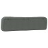 Cabecero de cama acolchado tela gris oscuro 200