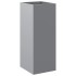 Jardinera de acero galvanizado plateado 32x29x75