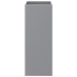 Jardinera de acero galvanizado plateado 32x29x75