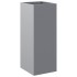 Jardinera de acero galvanizado plateado 32x29x75
