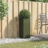 Jardinera acero verde oliva 32x29x75