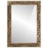 Espejo de baño madera maciza de acacia y vidrio 50x70x2,5